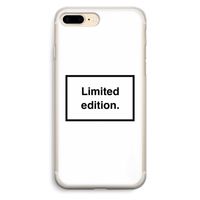 Limited edition: iPhone 7 Plus Transparant Hoesje
