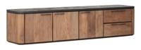 DTP Home Hangend TV-meubel 'Soho' Teakhout en betonlook, 190cm