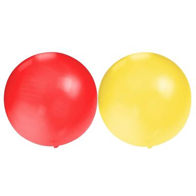 Bellatio Decorations groot formaat ballonnen - 10x - rood en geel - met diameter 60 cm Bellatio Decorations groot formaat ballonnen - 10x - rood en geel - met diameter 60 cm