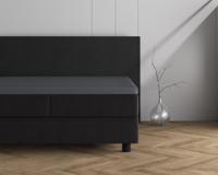 Dreamhouse Dubbel Jersey 220 gr. Topper Hoeslaken Antraciet 140 x 200/220