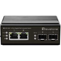 LevelOne IGP-0431 netwerk-switch Gigabit Ethernet (10/100/1000) Power over Ethernet (PoE) Zwart - thumbnail