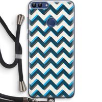 Onderbroken lijn: Huawei P Smart (2018) Transparant Hoesje met koord