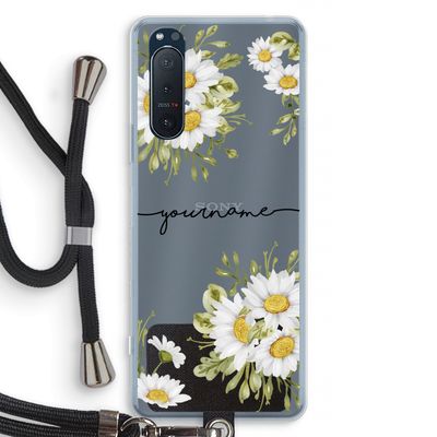 Daisies: Sony Xperia 5 II Transparant Hoesje met koord