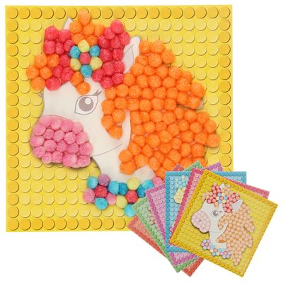 Playmais mosaic kaarten versieren dream pony