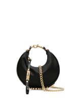 Moschino mini sac à plaque logo - Noir