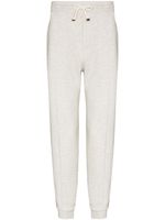 Brunello Cucinelli pantalon de jogging à lien de resserrage - Blanc