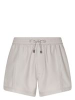 Dolce & Gabbana short de bain à lien à logo - Gris