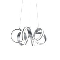 Trio Design hanglamp Carrera Ø 55cm nikkel 325010105