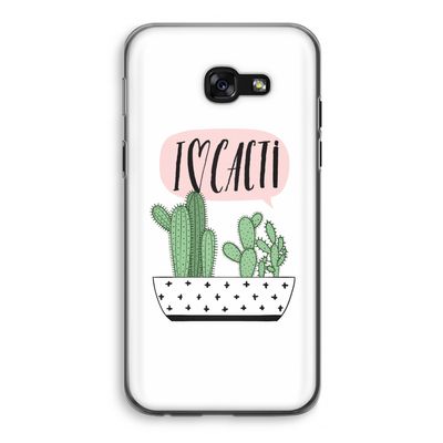 I love cacti: Samsung Galaxy A5 (2017) Transparant Hoesje