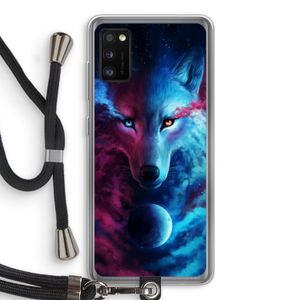 Where Light And Dark Meet: Samsung Galaxy A41 Transparant Hoesje met koord