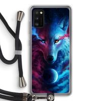 Where Light And Dark Meet: Samsung Galaxy A41 Transparant Hoesje met koord Where Light And Dark Meet: Samsung Galaxy A41 Transparant Hoesje met koord