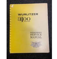 Wurlitzer 3400 manual original