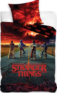 Stranger Things Dekbedovertrek Bikers 140 x 200 cm - 70 x 90 cm