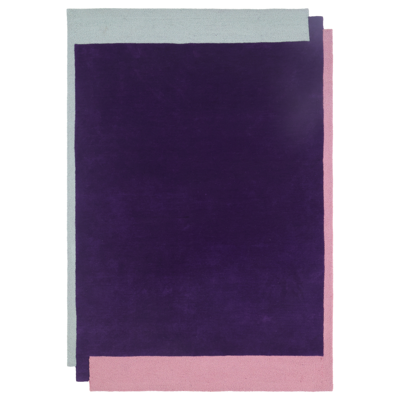 Finarte - Vloerkleed Arkki Wool Rug Plum - 140x200 cm