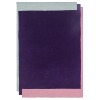 Finarte - Vloerkleed Arkki Wool Rug Plum - 140x200 cm