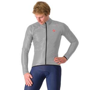 Castelli Squall shell jacket lange mouw silver gray/black heren M