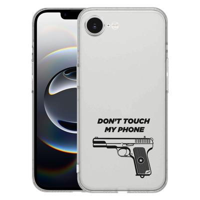 TPU Hoesje iPhone 16e - Pistol DTMP Backcover TPU Hoesje iPhone 16e - Pistol DTMP Backcover