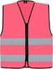 Korntex KX217 Hi-Vis Safety Vest Cologne With Front Zipper - Neon Pink - 3XL