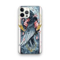 Golden Raven: iPhone 12 Pro Transparant Hoesje