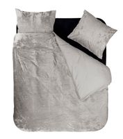 Sleeptime Dekbedovertrek Crystal Velvet Zand-2-persoons (200 x 200/220 cm)