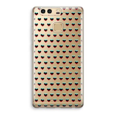 Hartjes: Huawei P9 Transparant Hoesje
