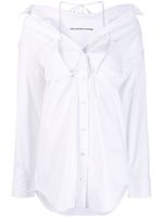 Alexander Wang chemise à design superposé - Blanc