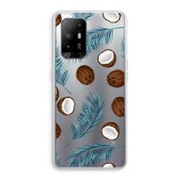 Kokosnoot roze: Oppo A94 5G Transparant Hoesje