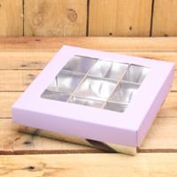 Bonbon doosjes - Chocolade doosje - Pastel lila presentatiedoos - 24 stuks