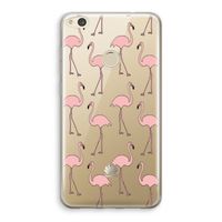 Anything Flamingoes: Huawei Ascend P8 Lite (2017) Transparant Hoesje
