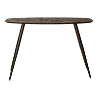 Tyano Zwarte Gerecyclede Teakhouten Wandtafel