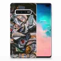 Samsung Galaxy S10 Plus | Siliconen hoesje | met foto Badges