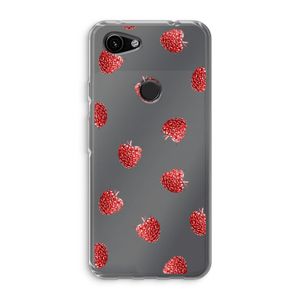 Framboosjes: Google Pixel 3a Transparant Hoesje