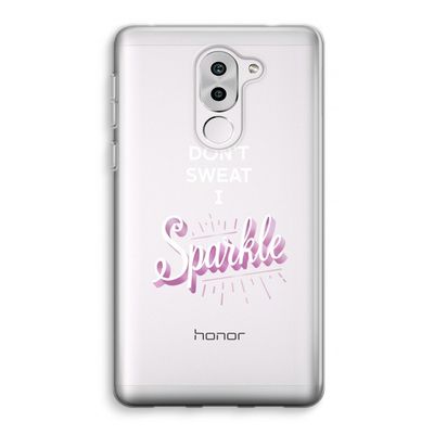 Sparkle quote: Honor 6X Transparant Hoesje