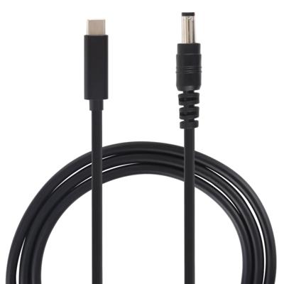 USB-C/type-C naar 5 5 x 2.1 mm laptop voeding oplaadkabel kabel lengte: ongeveer 1.5 m