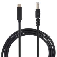 USB-C/type-C naar 5 5 x 2.1 mm laptop voeding oplaadkabel kabel lengte: ongeveer 1.5 m