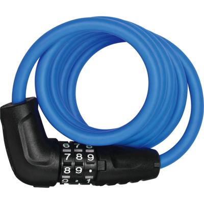 Abus spiraal kabelslot 150cm blauw - cijferslot
