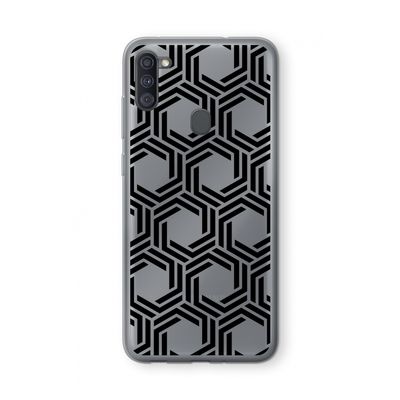 Geometrisch patroon: Samsung Galaxy A11 Transparant Hoesje