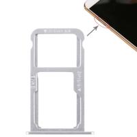 SIM-kaart lade + SIM-kaart lade/micro SD-kaart voor Huawei G9 plus (zilver)