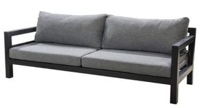 Midori sofa 3 seater alu black/panther black - Yoi