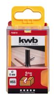 Gleuffrees HSS 6.0 mm blister - Kwb