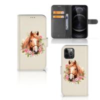 Telefoonhoesje | Met pasjeshouder | voor Apple iPhone 12 Pro Max Paard