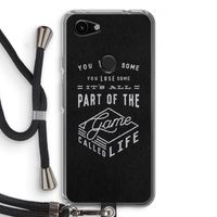 Life: Pixel 3a Transparant Hoesje met koord