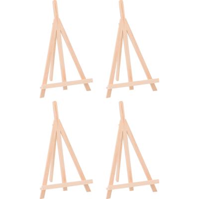 Mini schildersezel - 6x - 14 x 27 cm - Ezel - Fotolijst/fotoframe - DIY hobbymateriaal/knutselmateri