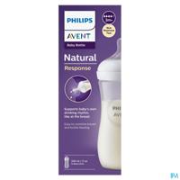 Avent Natural Response 3.0 Zuigfles 3m+ 330 ml - thumbnail