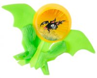 LG Imports schijvenschieter vleermuis junior 10 cm groen 2 delig - thumbnail