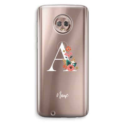 Pink Bouquet: Motorola Moto G6 Transparant Hoesje