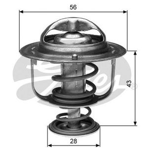 Thermostaat, koelvloeistof TH31282G1