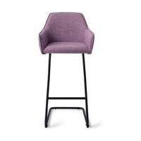 Jesper Home Hofu barkruk H75 Violet Daisy arch black