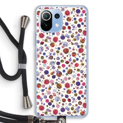 Planets Space: Xiaomi Mi 11 Lite Transparant Hoesje met koord