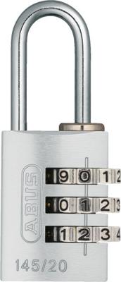 Abus cijferslot 145/20 zilver